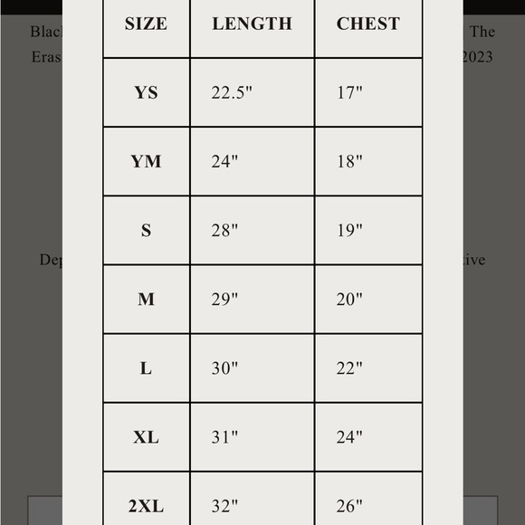 NWT Taylor Swift The Eras Tour T-Shirt - Picture 3 of 6